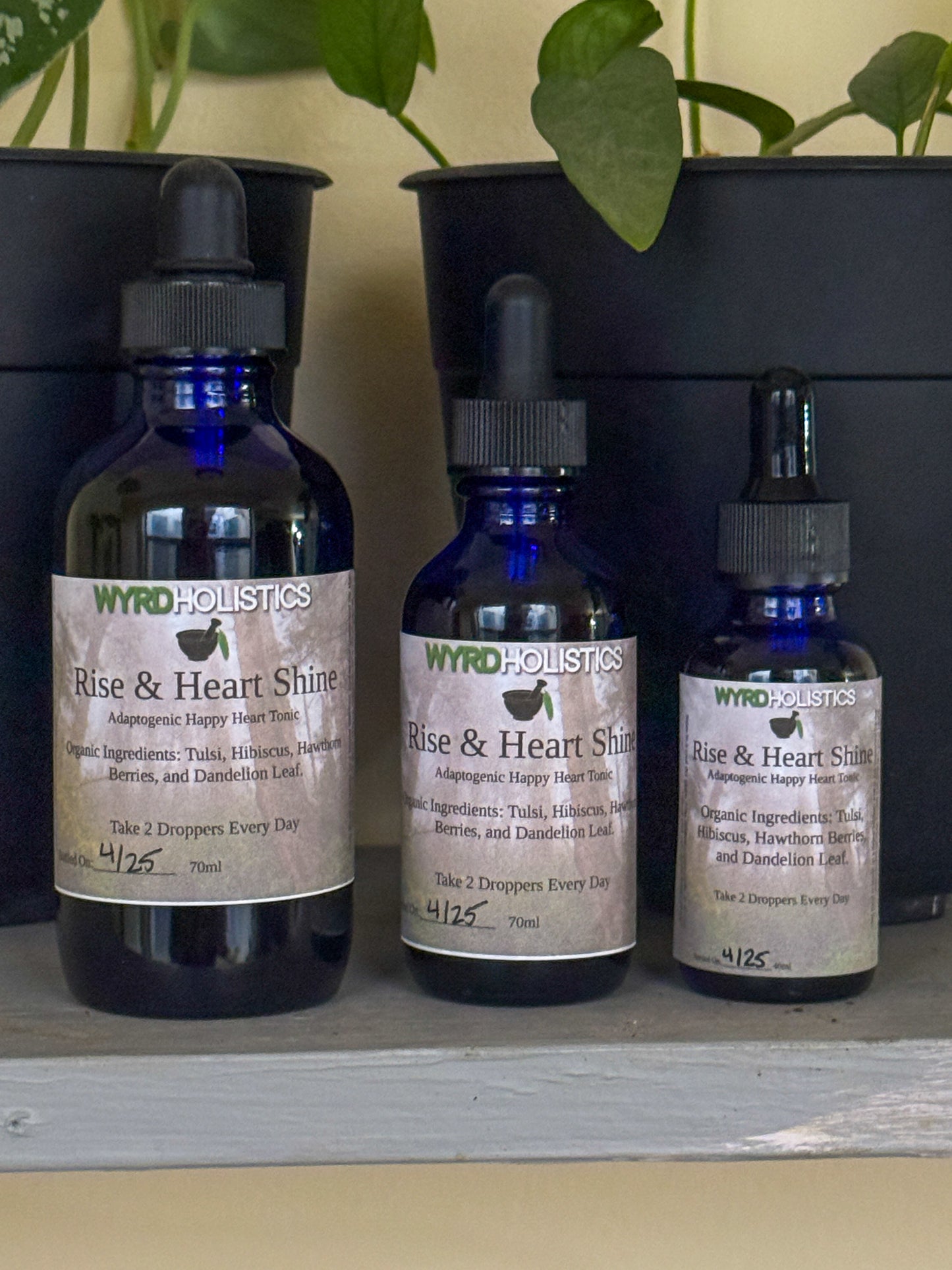 Rise & Heart Shine // Adaptogenic Happy Heart Tonic Glycerite