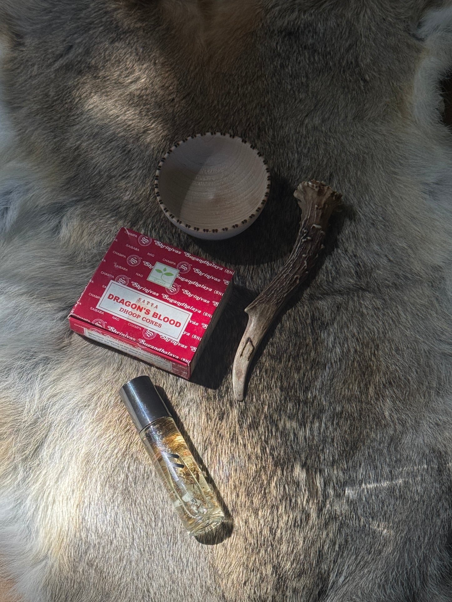 Rabbit Fur Altar Set