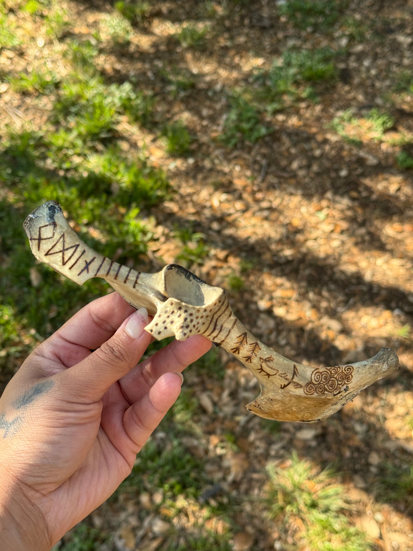Boar Hip Bone Dedicated To Odin