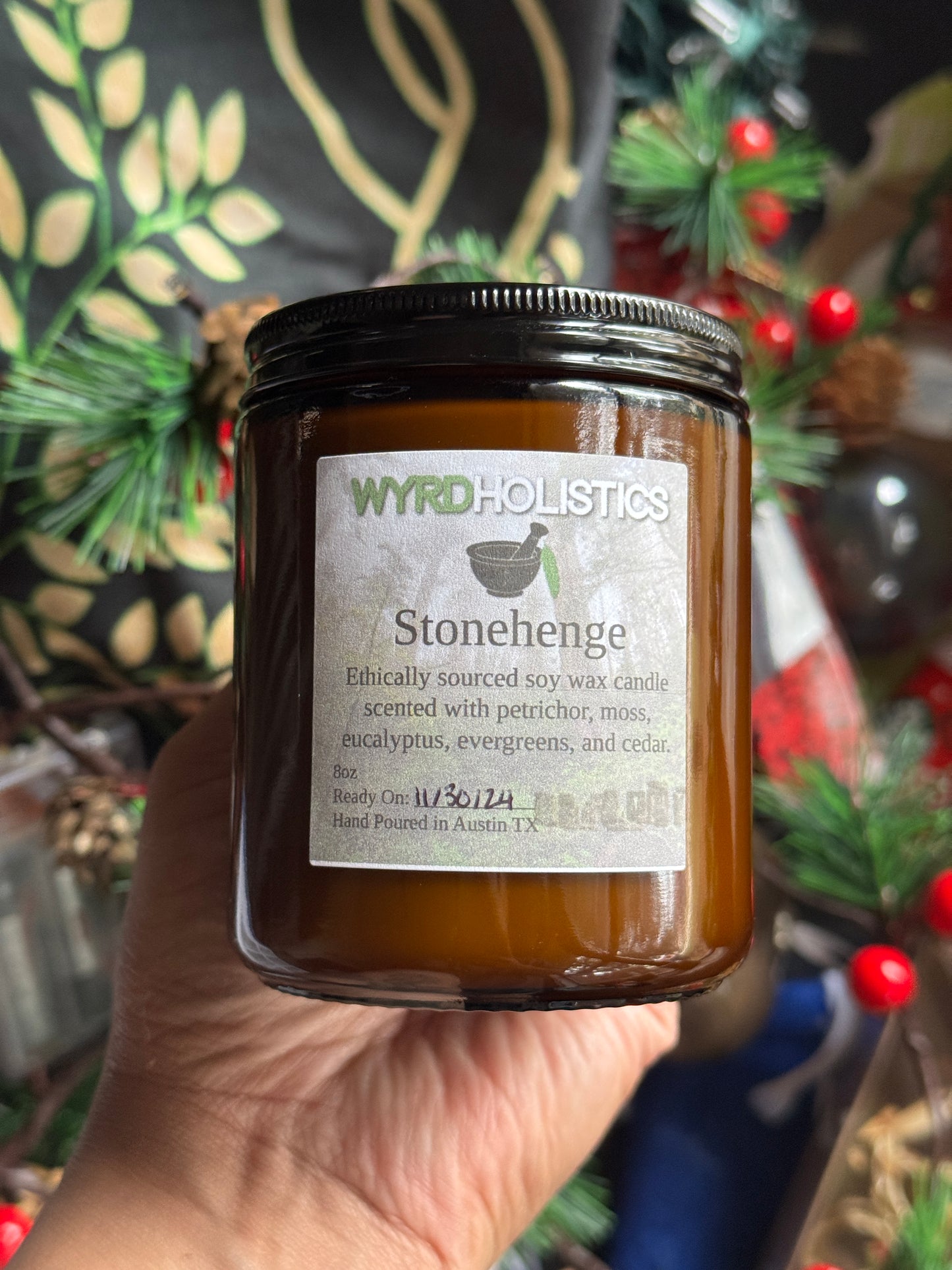 Stonehenge Hand Poured Soy Wax Candle