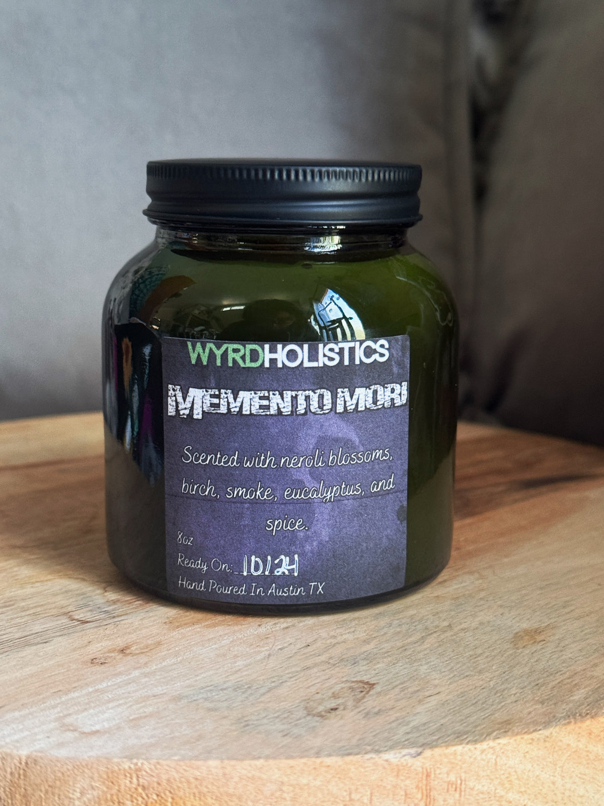 Memento mori // Hand Poured Soy Wax Candle