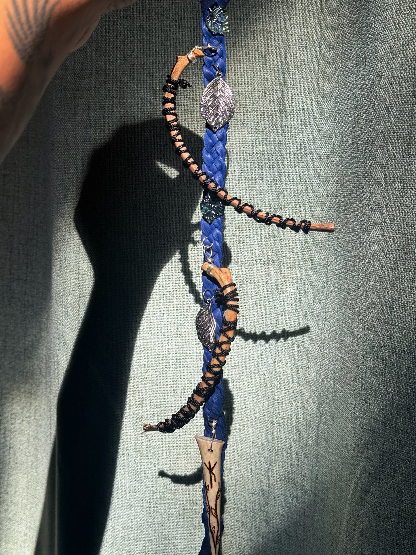 Coyote Protection Hanging // Hand Burned