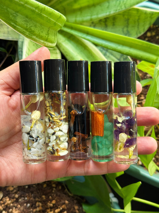 5 Pack of Intention Oils // 10ml Rollerballs
