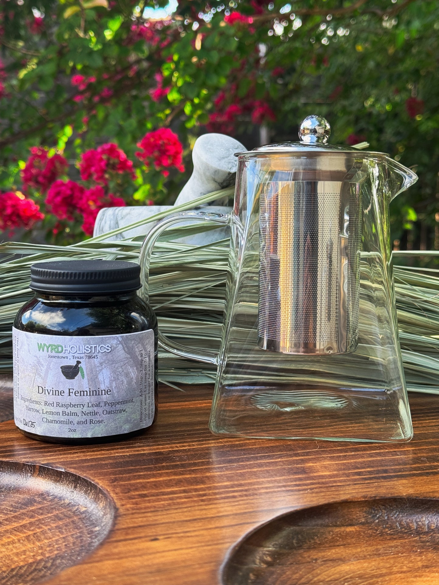 Glass Tea Kettle w/ Strainer