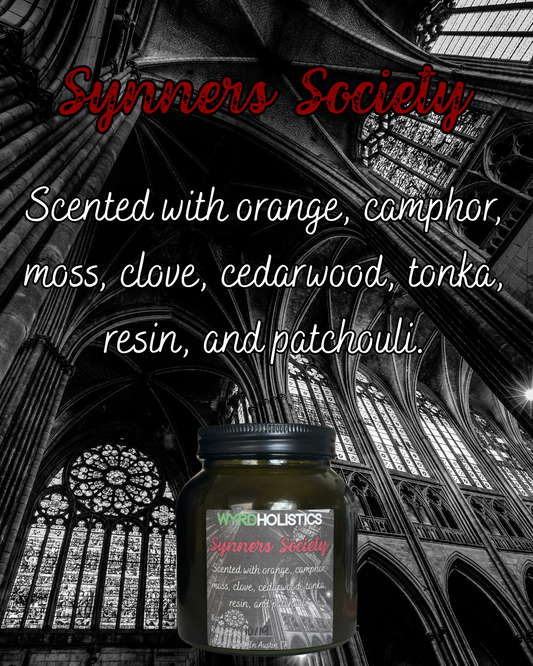 Synners Society // Hand Poured Soy Wax Candle