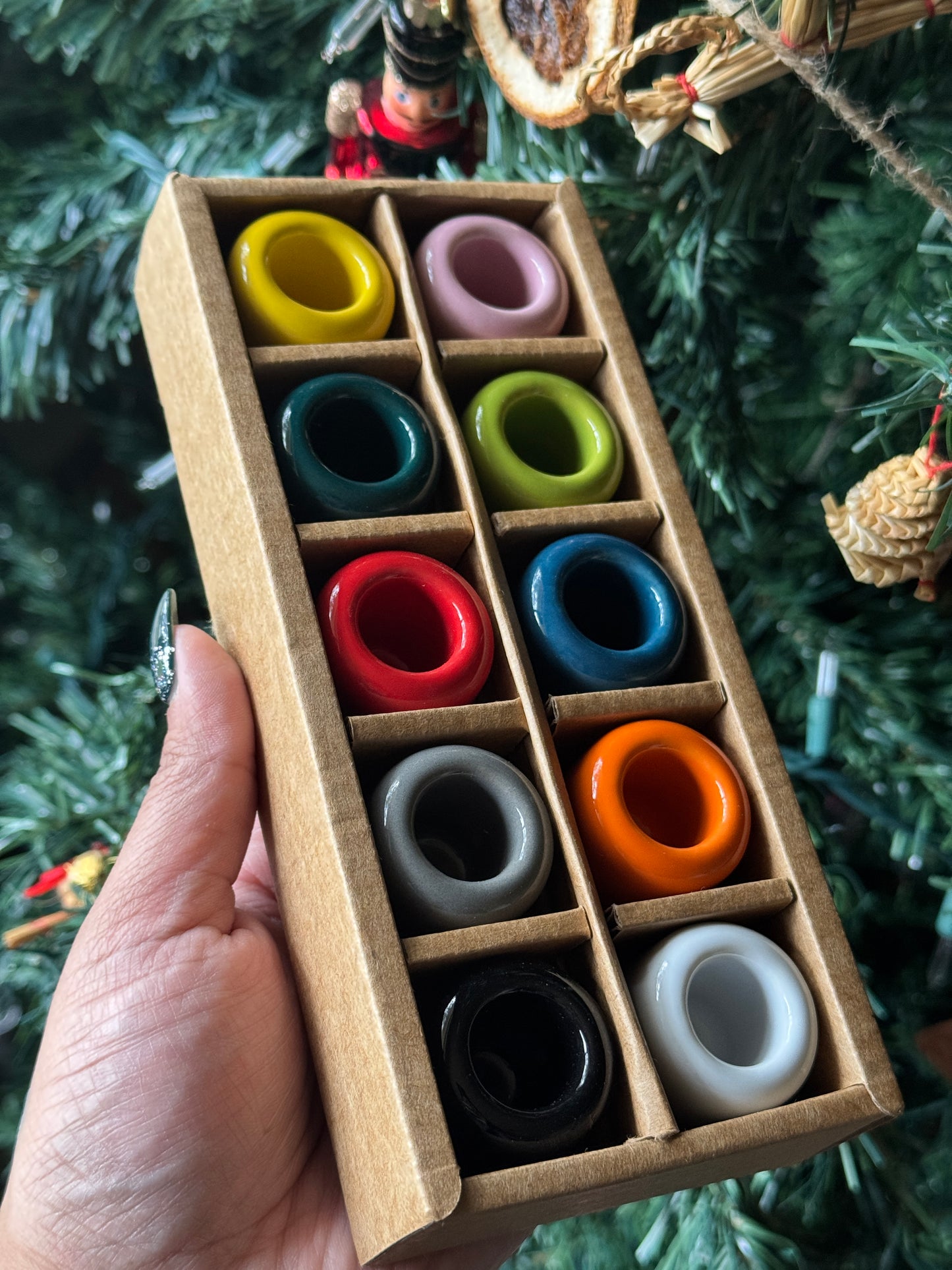 Ceramic Chime Candle Holders