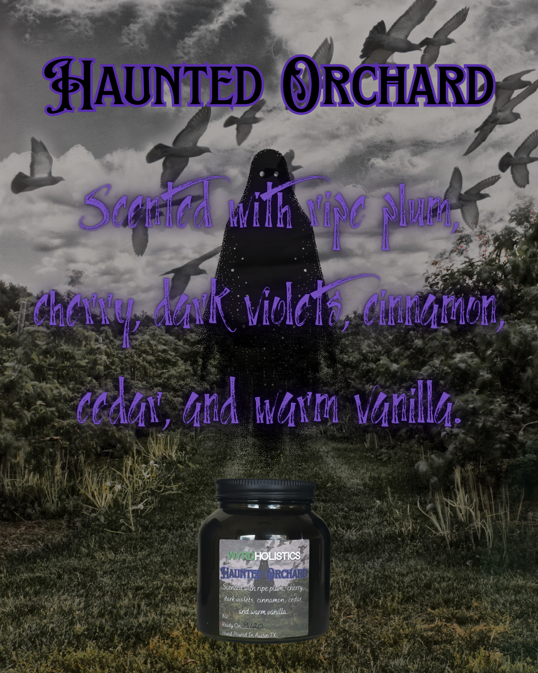 Haunted Orchard // Hand Poured Soy Wax Candle