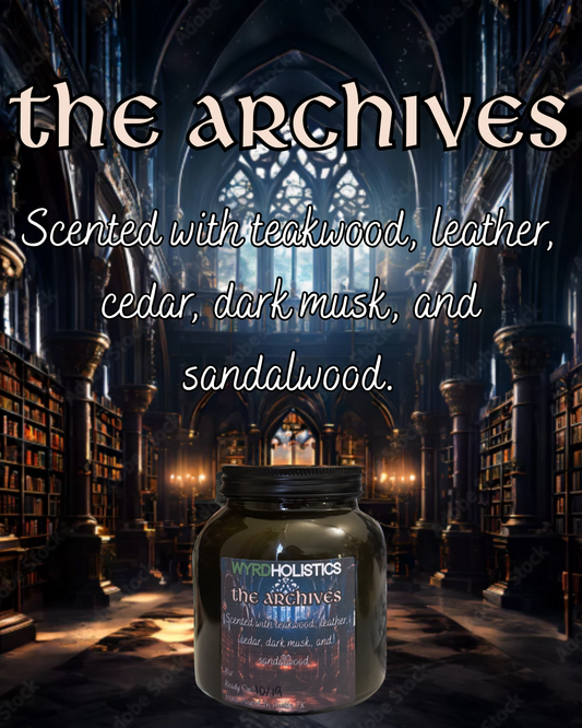 The Archives // Hand Poured Soy Wax Candle