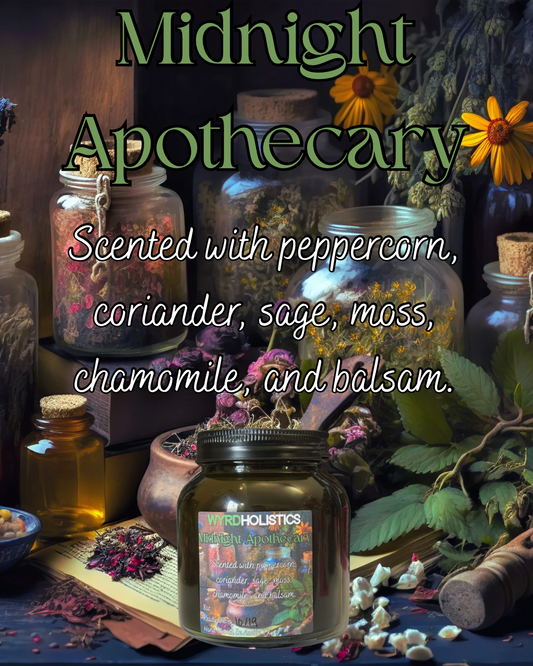 Midnight Apothecary // Hand Poured Soy Wax Candle