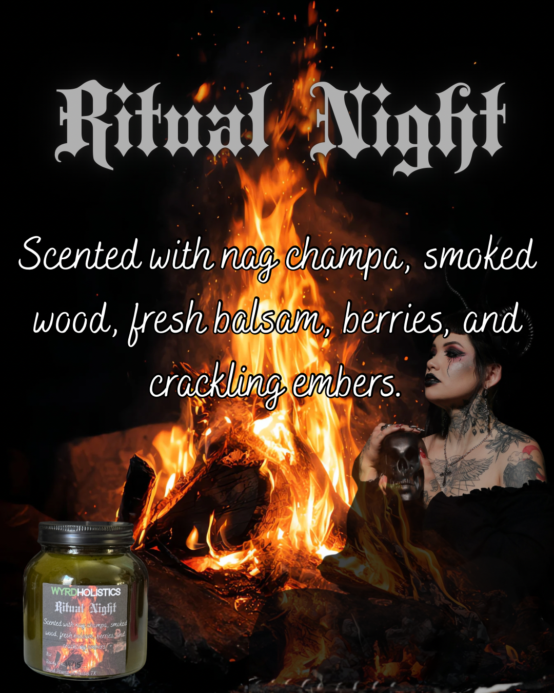 Ritual Night // Hand Poured Soy Wax Candle
