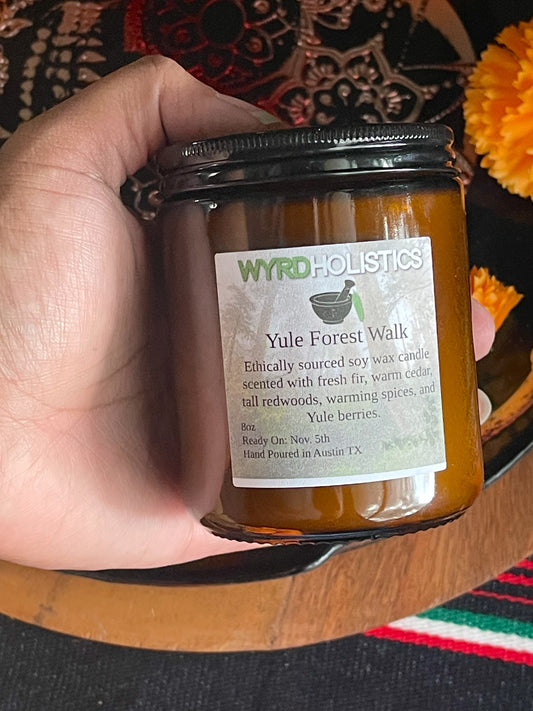 Yule Forest Walk Organic Soy Wax Candle
