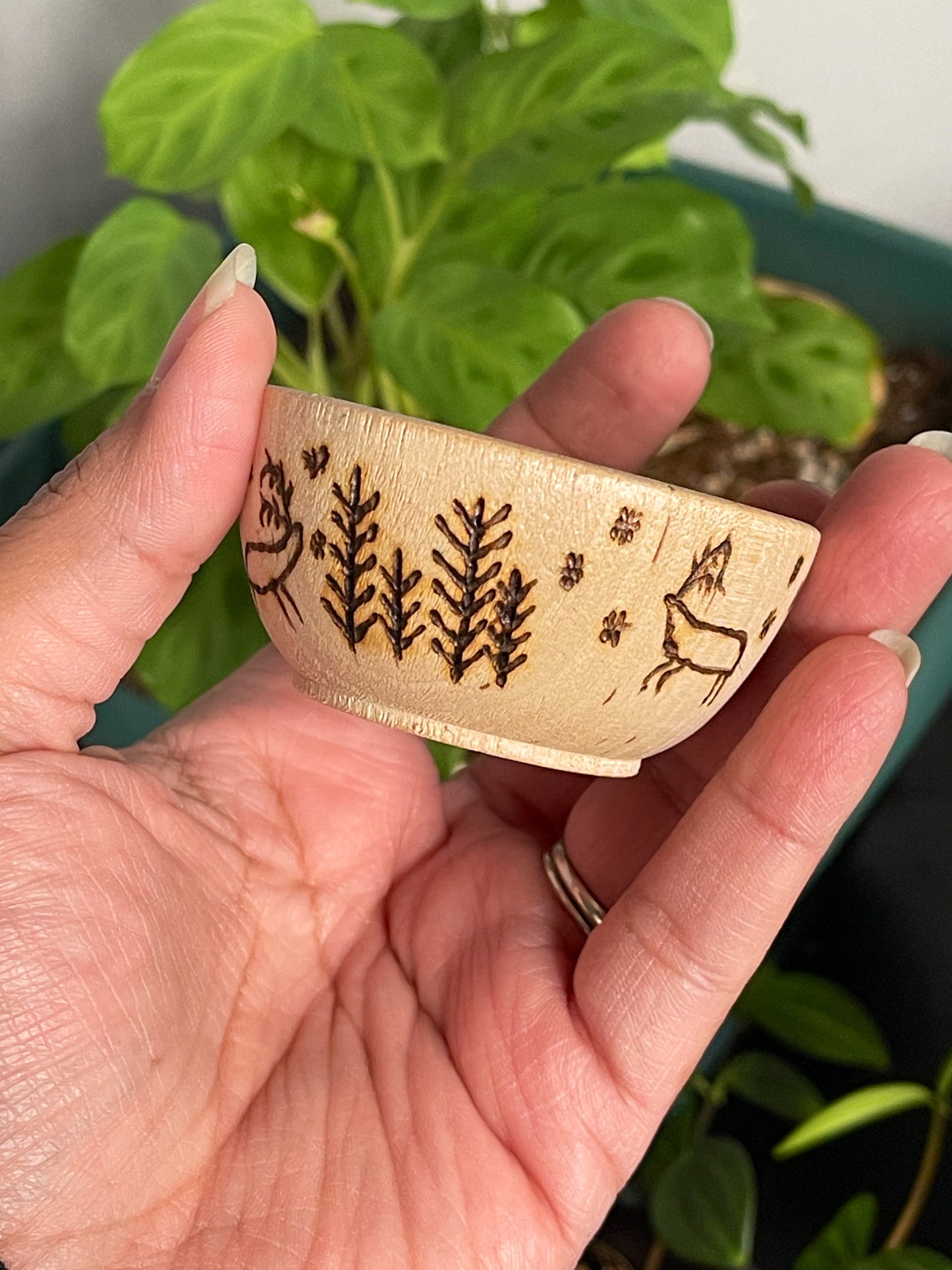 Yule Night Mini Altar Bowl