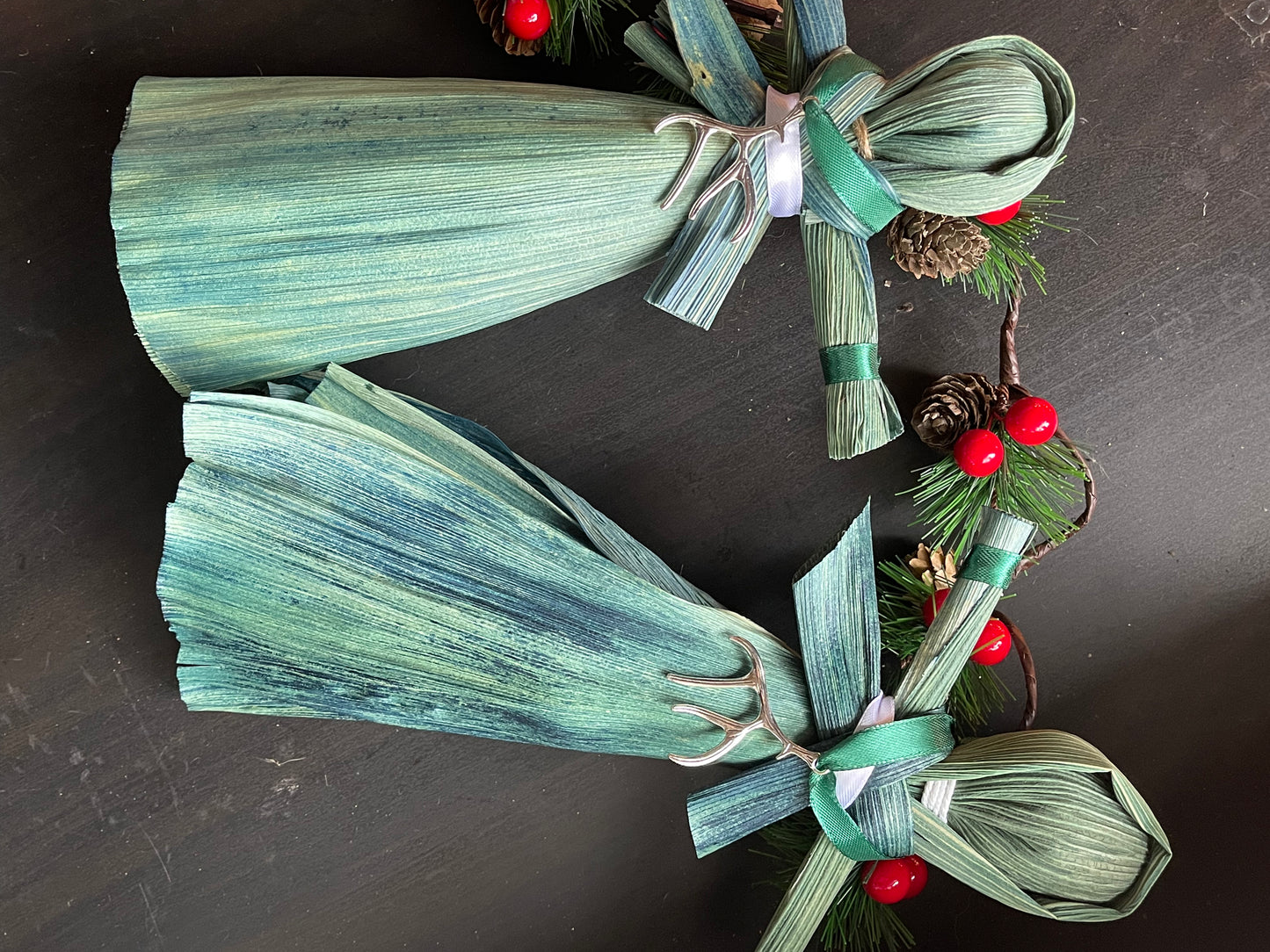 Hand Made Yule Corn Husk Dollies