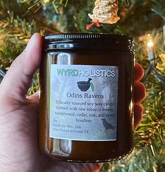 Odins Ravens Organic Soy Wax Candle