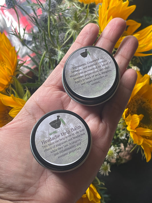 Headache Help Balm 1oz Tin