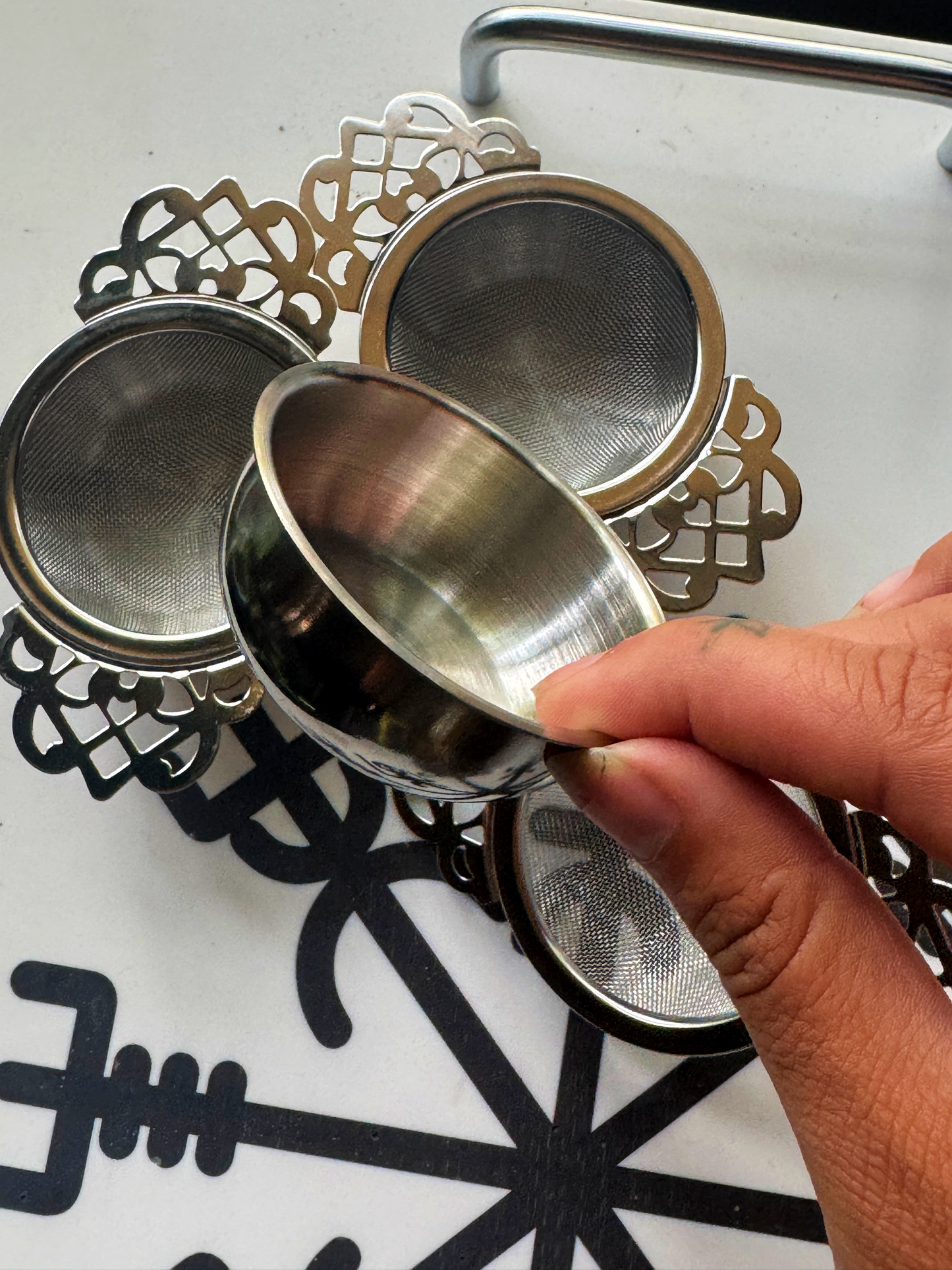 Tea Infuser With Drip Bowl