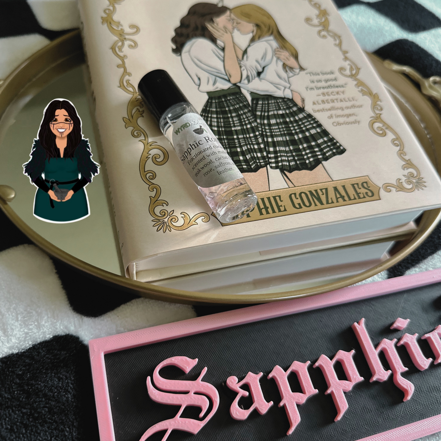 Sapphic Romance Rollerball // Bookish Collection