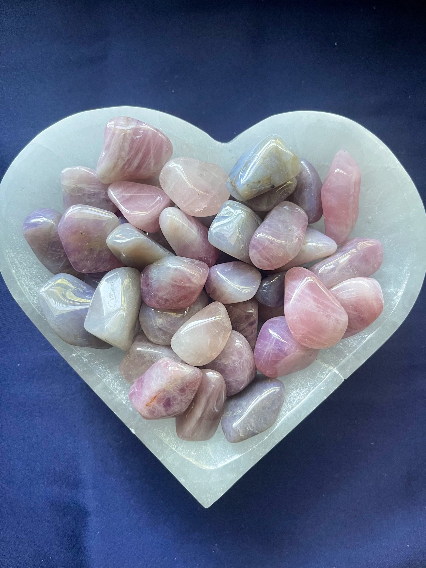 Lavender Rose Quartz Free Forms