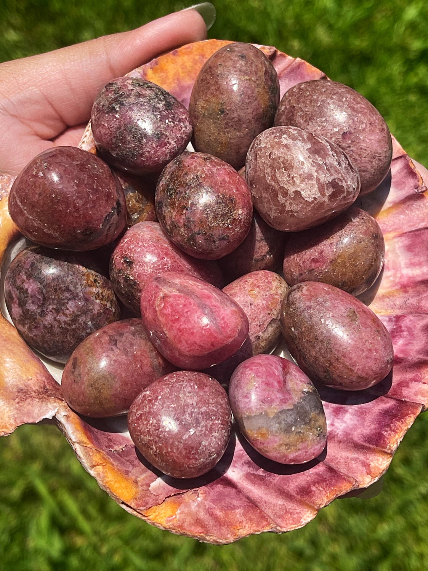 Rhodonite Tumbles