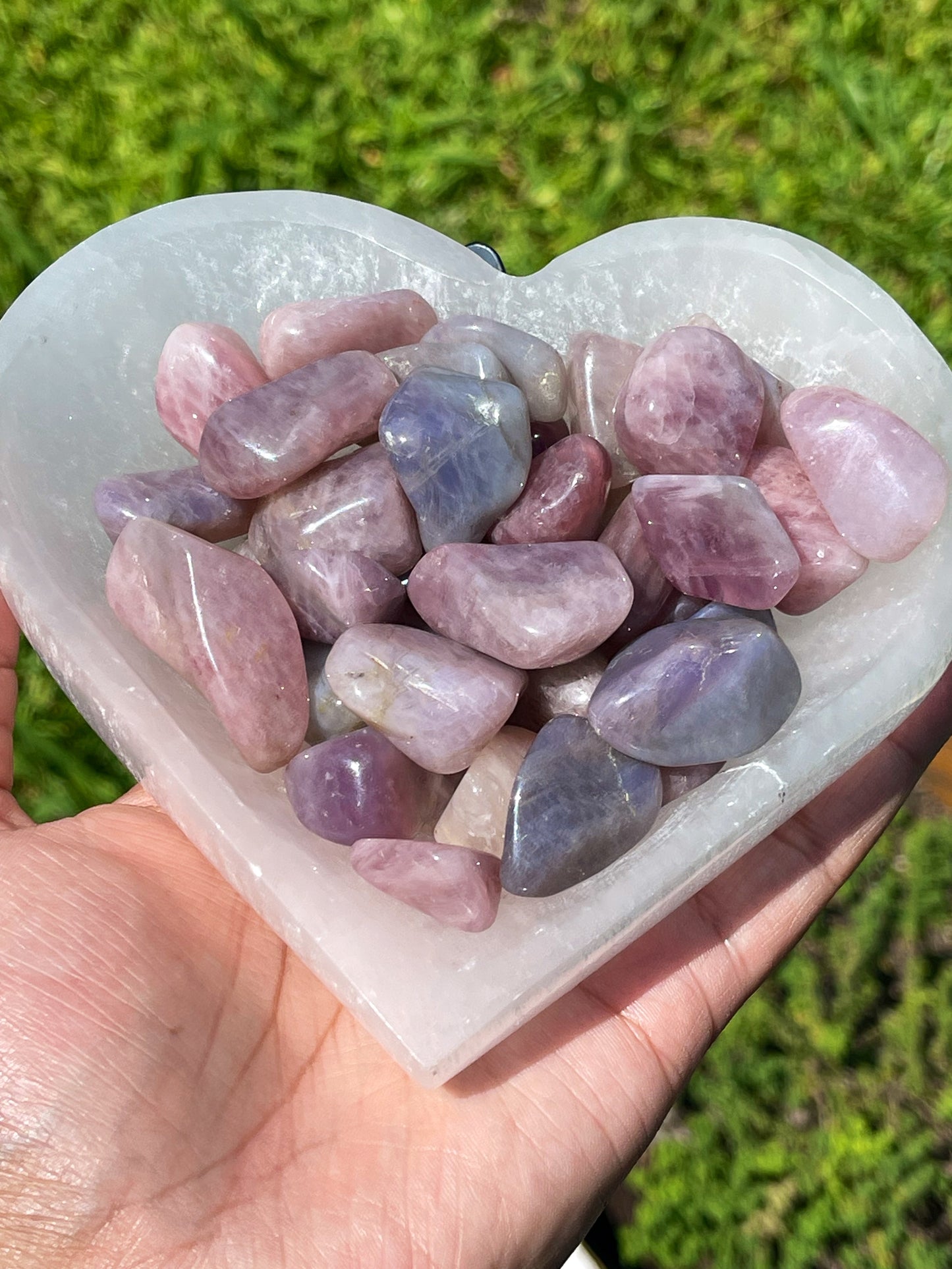 Lavender Rose Quartz Free Forms