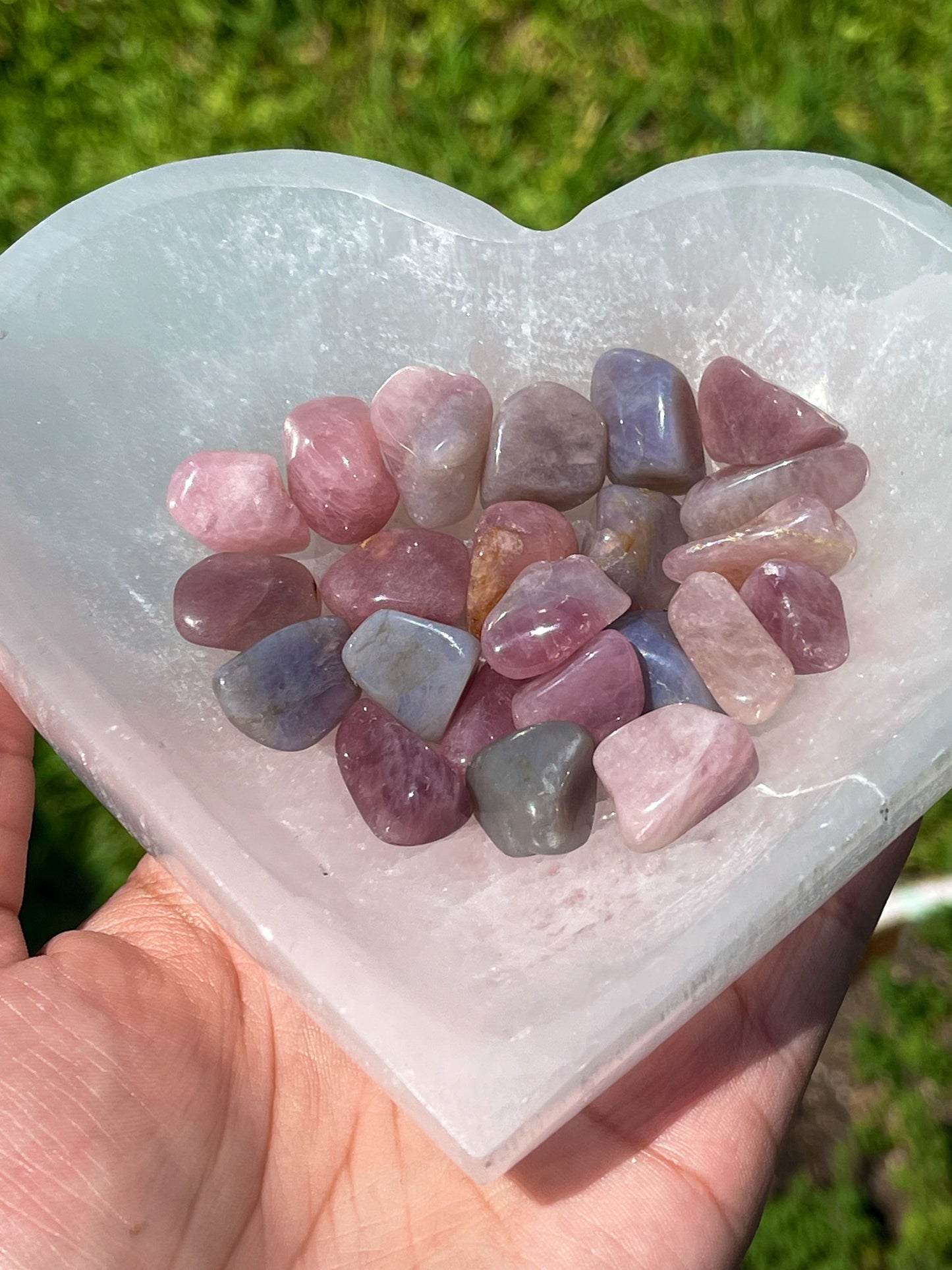 Lavender Rose Quartz Free Forms