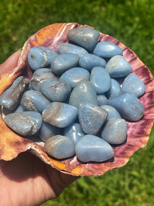 Angelite Sm Tumbles