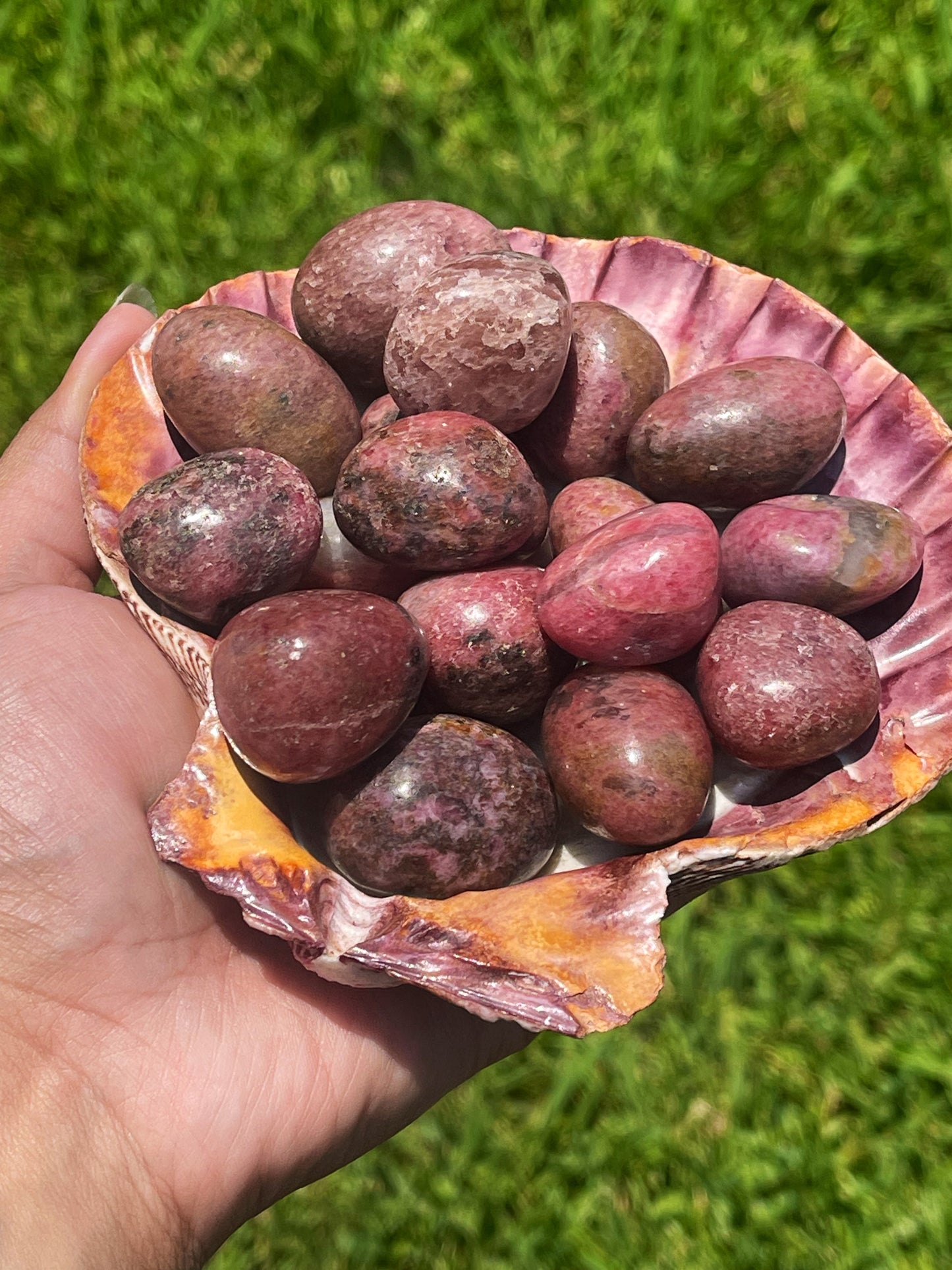 Rhodonite Tumbles