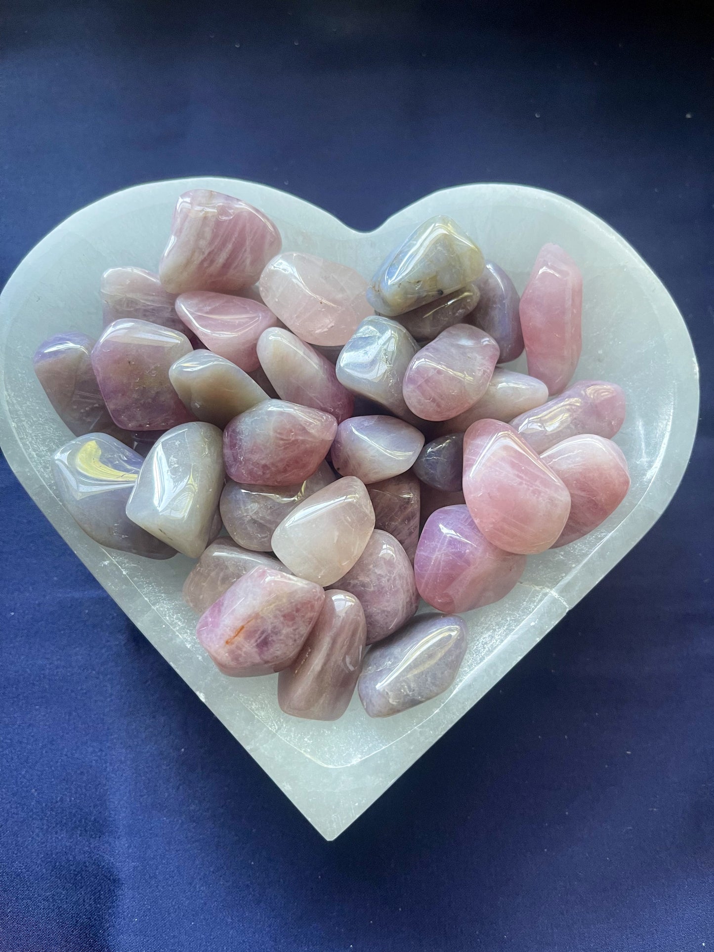 Lavender Rose Quartz Free Forms