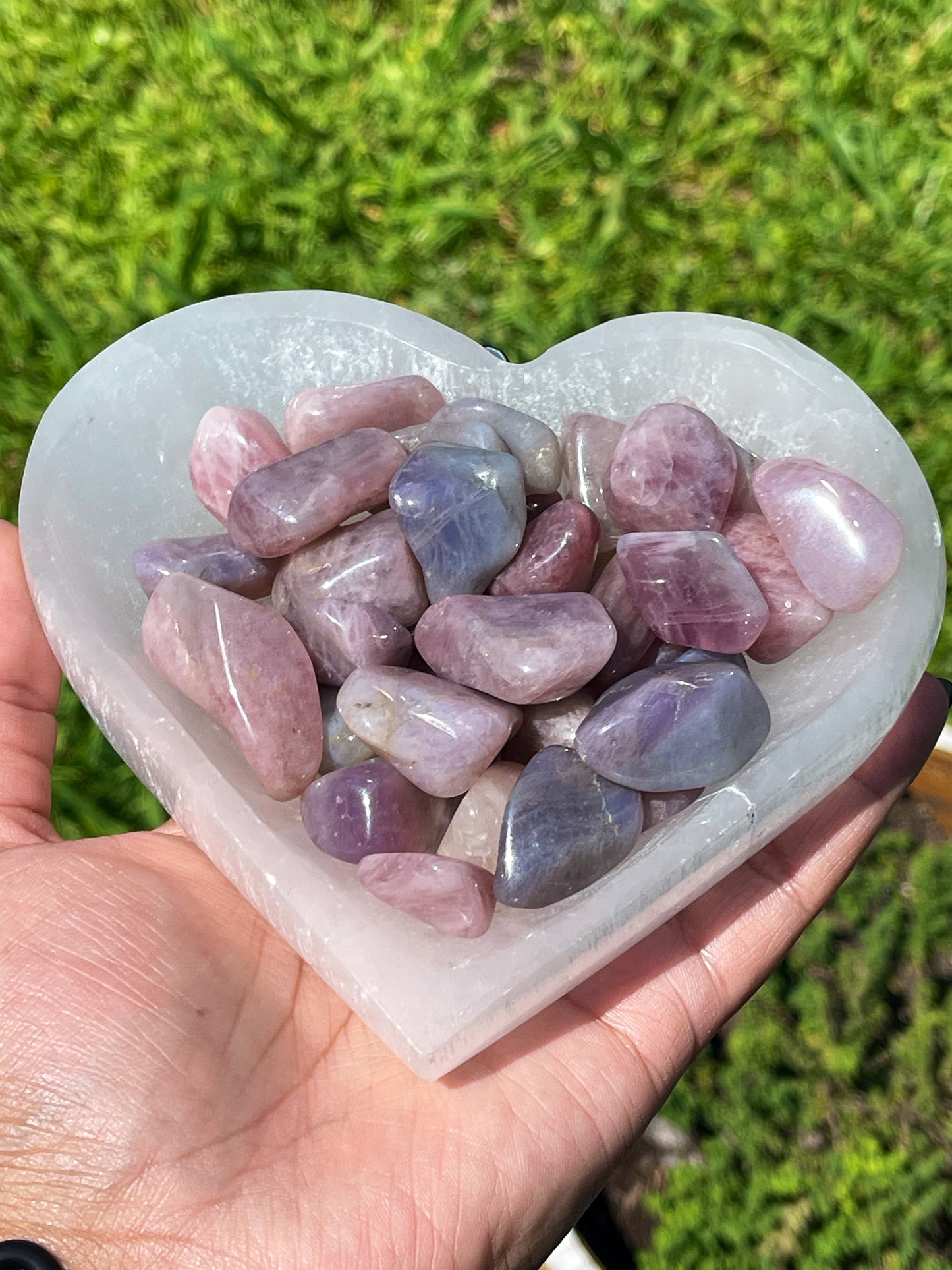 Lavender Rose Quartz Free Forms
