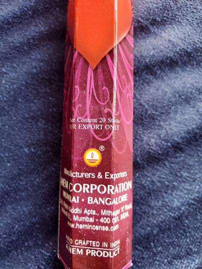 HEM Aphrodisia Incense Sticks