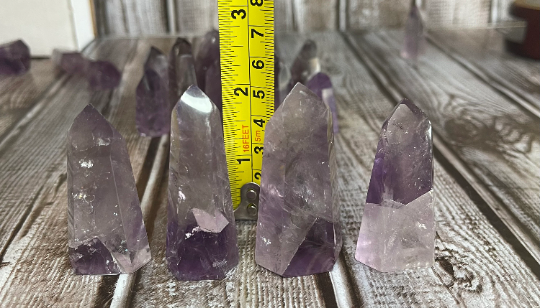 Smoky Brazilian Amethyst Towers Extra Grade High Quality