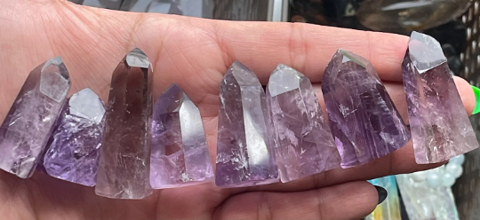 Smoky Brazilian Amethyst Towers Extra Grade High Quality