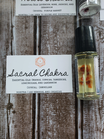 Reiki Infused Chakra Oils