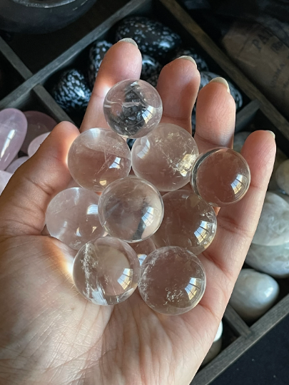 Clear Quartz Mini Spheres