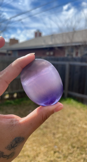 Fluorite Palm Stones