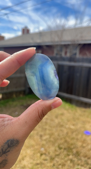 Fluorite Palm Stones