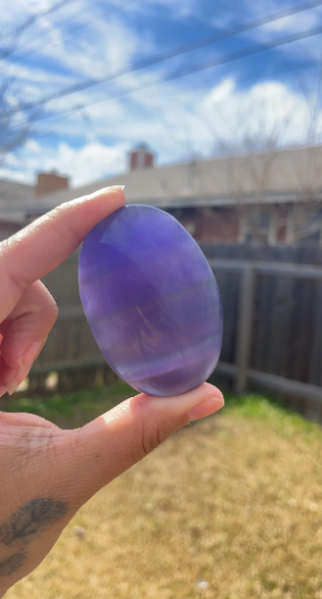 Fluorite Palm Stones