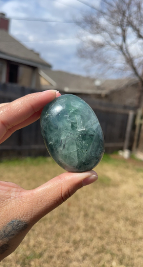 Fluorite Palm Stones