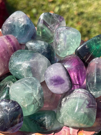 Fluorite Tumbles
