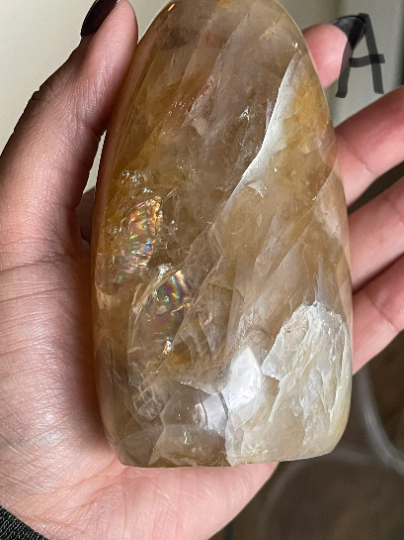 Golden Healer Free Forms with Rainbows