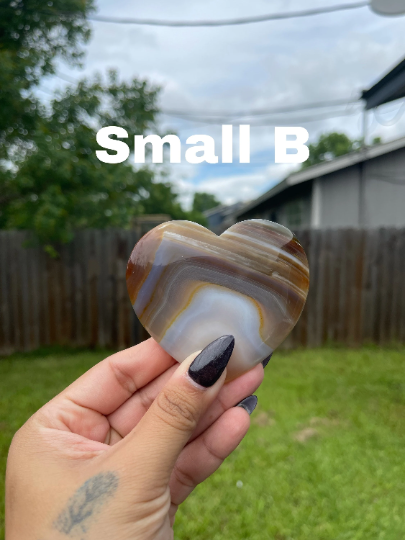 Heart Shaped Druzy Agate