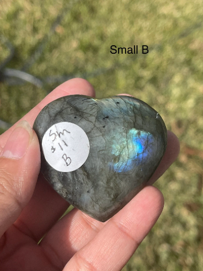 Labradorite Hearts