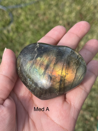 Labradorite Hearts
