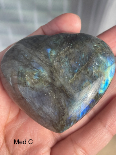 Labradorite Hearts