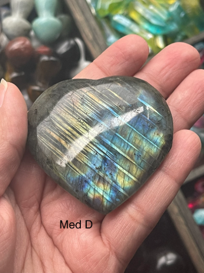 Labradorite Hearts