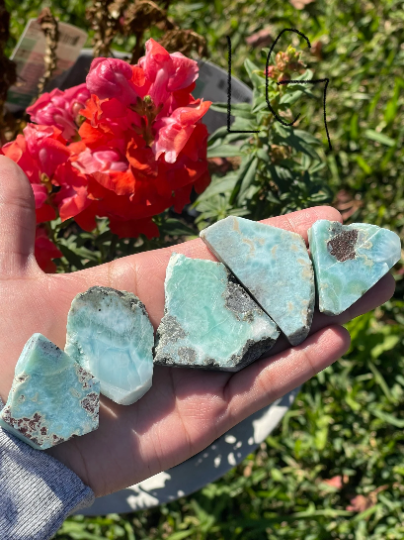 Larimar Free Form Pieces