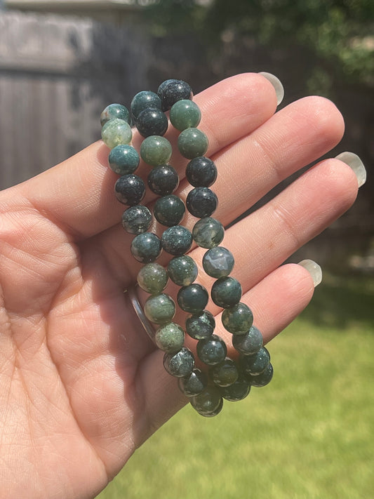 Moss Agate Bracelet