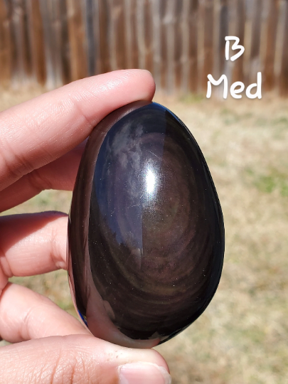 Rainbow Obsidian Palm Stone