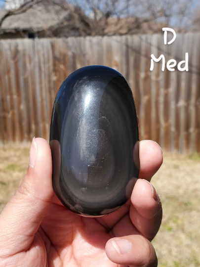 Rainbow Obsidian Palm Stone