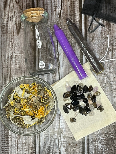 Shadowfest Samhain Communication Spell Jar
